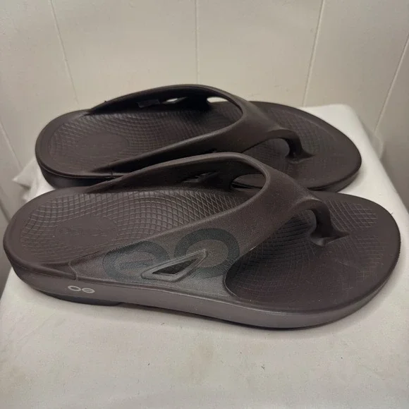 OOFOS OOriginal Sport Recovery Sandals Mocha Brown Men's 9 Women's 11 EU 42 - Picture 3 of 6